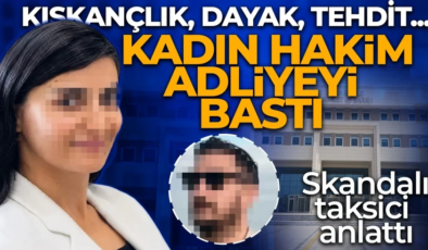 Açığa alınan kadın hakim adliyeyi basıp, tehditler savurdu! Tatlı siparişiyle başlayan skandallar zinciri