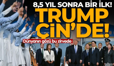 Dünyanın gözü bu ziyarette! 8.5 yıl sonra bir ilk: ABD Başkanı Donald Trump Çin’de