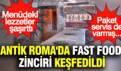 Antik Roma’da fast food zinciri keşfedildi: Paket servis var: Menüdeki lezzetler şaşırttı