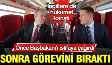 İngiltere’de hükümet karıştı: Önce Başbakanı’ı istifaya çağırdı, sonra görevini bıraktı