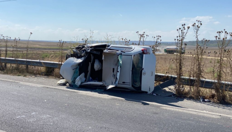 Lefkoşa-Güzelyurt yolunda büyük kaza