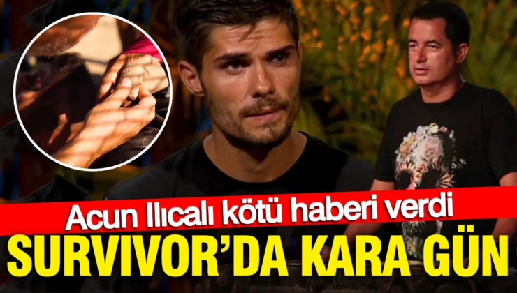 Survivor’da kara gün: Acun Ilıcalı kötü haberi verdi: Barış Murat Yağcı diskalifiye mi oldu?