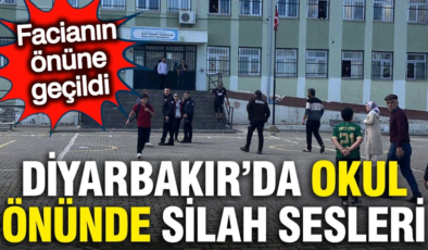 Yine okul, yine silah !..Diyarbakır’da okul önünde silah sesleri, okul tahliye edildi saldırganlar gözaltında