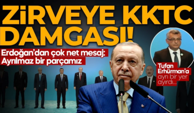 Zirveye KKTC Damgası! Cumhurbaşkanı Erdoğan’dan çok net mesaj: Ayrılmaz bir parçamız