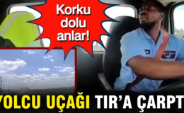 ABD’de korku dolu anlar: Yolcu uçağı TIR’a çarptı