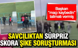Savcılıktan sürpriz skora şike soruşturması: Başkan “maçı kaybedin” talimatı verdi