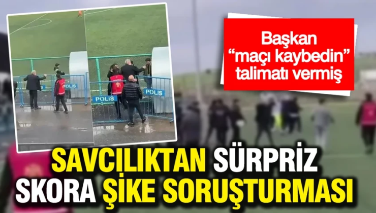 Savcılıktan sürpriz skora şike soruşturması: Başkan “maçı kaybedin” talimatı verdi