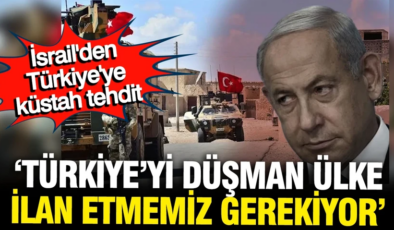 İsrail’den küstah tehdit: Türkiye’yi düşman ülke ilan edelim