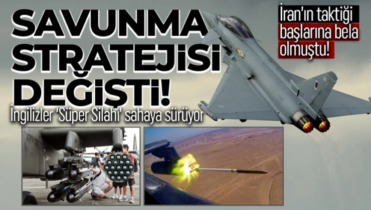 Süper silah sahada! İngiltere İran’a karşı harekete geçti: Saniyeler içinde..