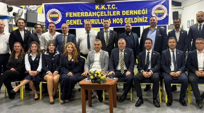 KKTC Fenerbahçeliler Derneği’nde Tolga Ahmet Raşit yeniden başkan