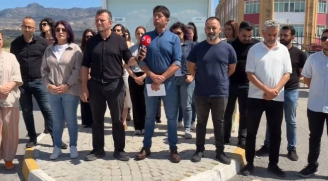  KTOEÖS Başkanı Ahmet Karaoğulları, ”Bir öğretmen hakkındaki taciz olayı hasır altı edilemez”