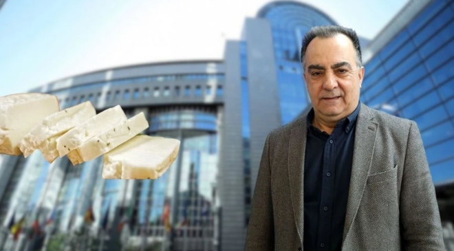 AKEL  AP üyesi Yorgos Georgiu, Güney’de hellimlerdeki süt oranının düşürülmesini AB’ye taşıdı