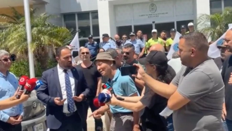 KTEZO ve Kasaplar Birliği, Tarım Bakanlığı önünde eylem yaptı