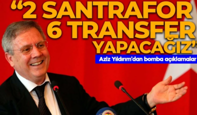 Fenerbahçe başkan adayı Aziz Yıldırım 2 senterof 6 transfer yapacağını açıkladı