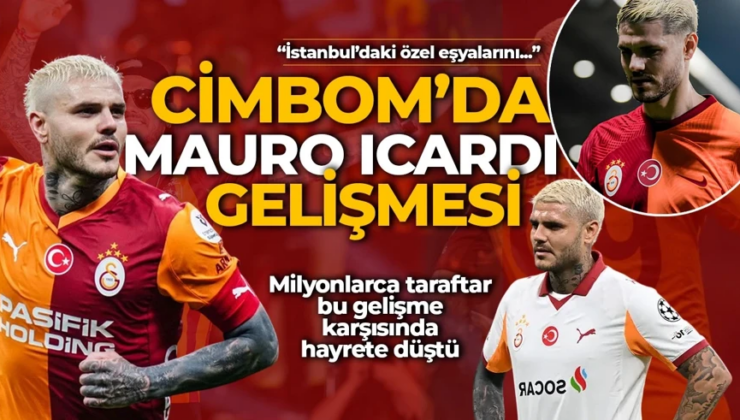 Galatasaray’da milyonları hayrete düşüren Icardi gelişmesi! “İstanbul’daki özel eşyalarını” diyerek açıkladı