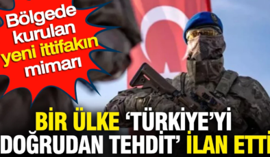 Bir ülke Türkiye doğrudan tehdit diyerek açıkladı: Bölgede kurulan yeni ittifakın mimarı