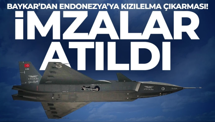 KIZILELMA, Endonezya yolcusu! İmzalar atıldı