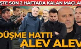 Süper Lig’de düşme hattı alev alev! Düğüm son 2 haftada çözülecek! İşte kalan maçlar