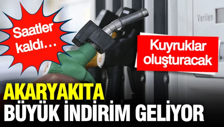Akaryakıta büyük indirim geliyor: Saatler kaldı… 70 TL altına düşüyor