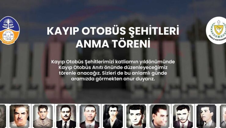 Kayıp Otobüs Şehitleri yarın anılacak