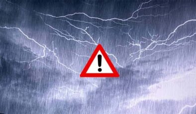 Meteoroloji’den kuvvetli yağış uyarısı