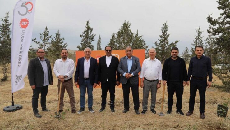 UBP’nin kuruluş yıl dönümü kapsamında “fidan dikimi” etkinliği yapıldı