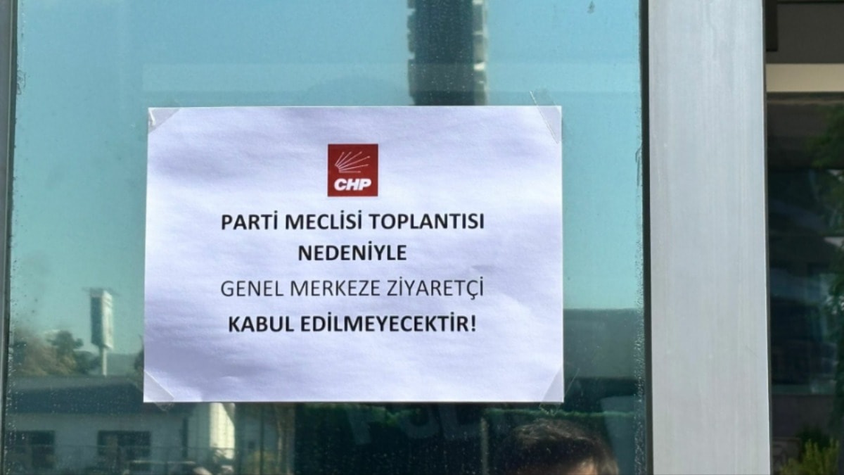 CHP Genel Merkezine ziyaretçi yasağı