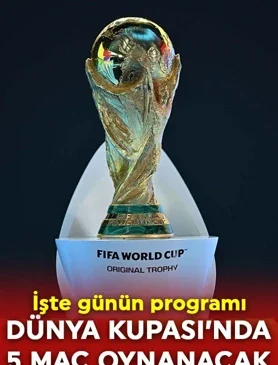 Dünya Kupası’nda 5 maç oynanacak! A Milli Takım, Paraguay karşısında!