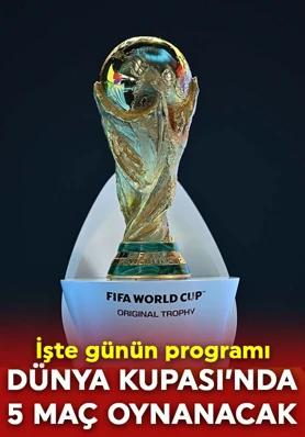 Dünya Kupası’nda 5 maç oynanacak! A Milli Takım, Paraguay karşısında!
