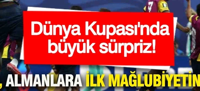 Dünya Kupası’nda büyük sürpriz: Ekvador, Almanlara ilk mağlubiyetini tattırdı