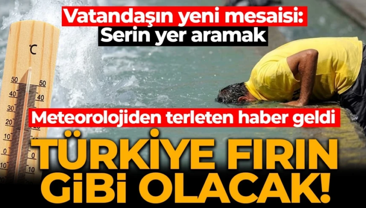 Meteoroloji’den son dakika duyurusu: Sıcaklıklar fırlıyor, termometreler zirveyi görecek