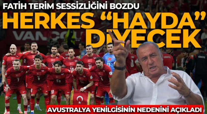 Fatih Terim sessizliğini bozdu! A Milli Takım eleştirilerine sert tepki! “Herkes ‘Hayda’ diyecek”