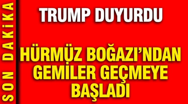 Hürmüz Boğazı’ndan gemiler geçmeye başladı