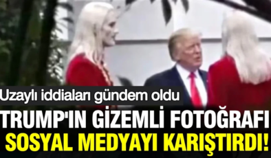 Trump’ın gizemli fotoğrafı sosyal medyayı karıştırdı: Uzaylı iddiaları gündem oldu