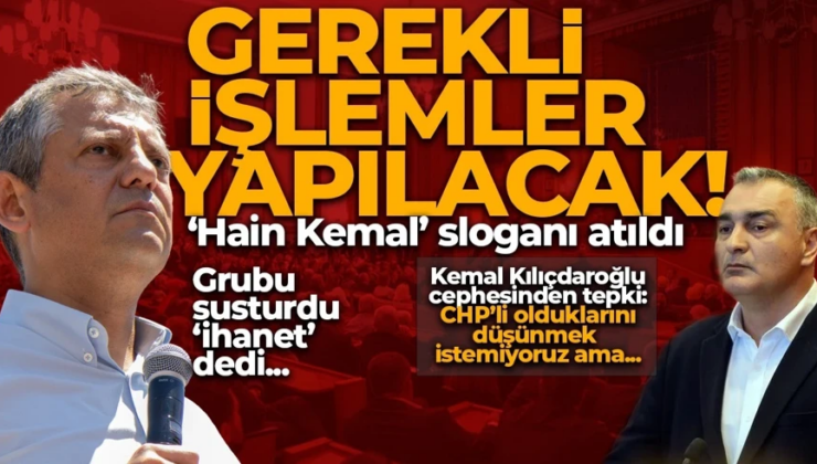 TBMM’de CHP toplantısında slogan damgası! Müslim Sarı: Gereken işlemler yapılacak