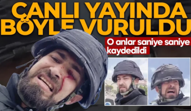 Canlı yayında dehşeti yaşadı: İsrail Lübnan’daki gazeteciyi böyle vurdu
