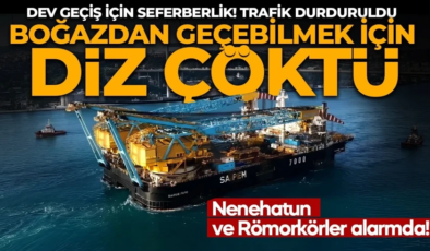 Nefesler kesildi! Denizlerin devi İstanbul Boğazı’ndan geçiyor! Tam 198 metre!