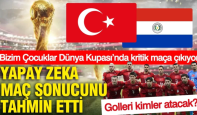 Yapay zeka Türkiye-Paraguay maçının sonucunu ve senaryosunu tahmin etti