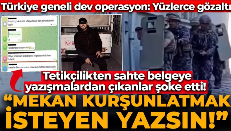 Tetikçilik paylaşımları mercek altında! Türkiye genelinde dev operasyon! Yüzlerce kişi yakalandı