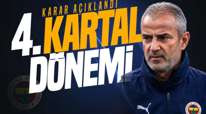 Resmen açıklandı! Fenerbahçe’nin yeni teknik direktörü İsmail Kartal!