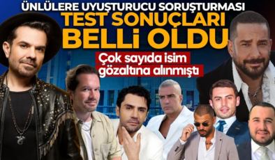 8 ünlü ismin uyuşturucu testi pozitif çıktı