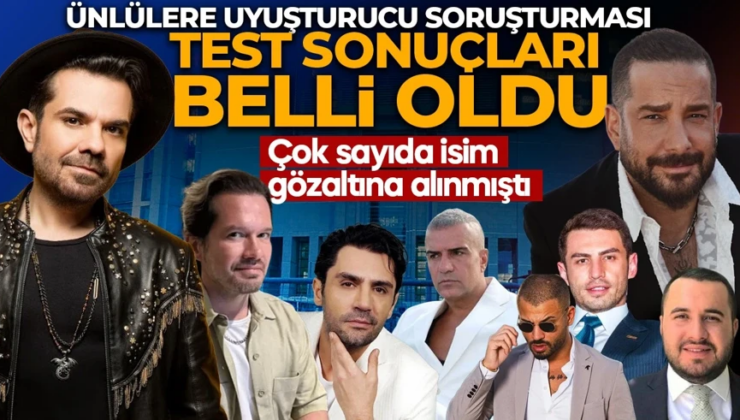 8 ünlü ismin uyuşturucu testi pozitif çıktı