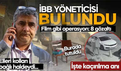 İBB Kültür A.Ş Genel Müdür Yardımcısı Erhan Karaal bulundu! Elleri kolları bağlı haldeydi… Kaçırılma anının görüntüleri ortaya çıktı
