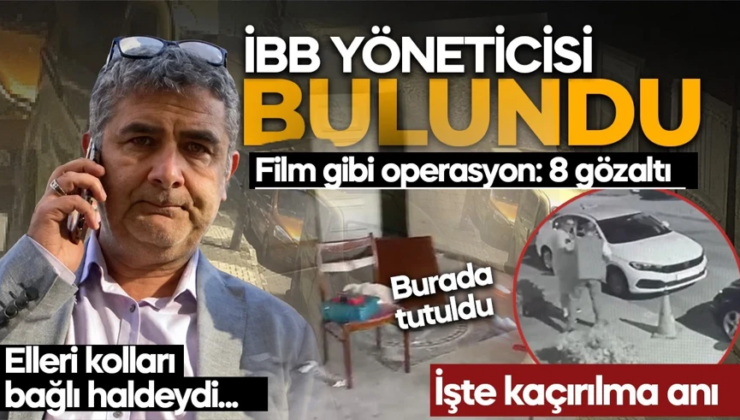 İBB Kültür A.Ş Genel Müdür Yardımcısı Erhan Karaal bulundu! Elleri kolları bağlı haldeydi… Kaçırılma anının görüntüleri ortaya çıktı