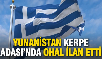 Yunanistan, Kerpe Adası’nda olağanüstü hal ilan etti
