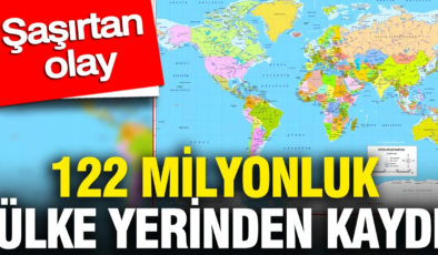 122 milyonluk ülke yerinden kaydı: Şaşırtan olay