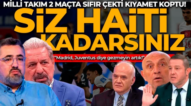 A Milli Takım, Dünya Kupası’ndaki iki maçta sıfır çekti, kıyamet koptu! “Siz Haiti kadarsınız”