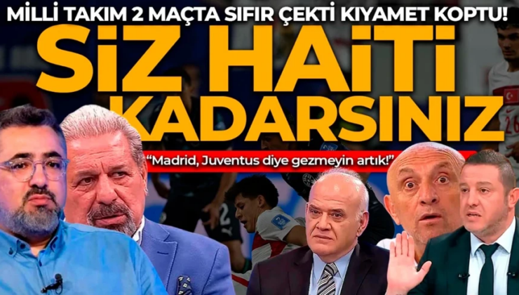 A Milli Takım, Dünya Kupası’ndaki iki maçta sıfır çekti, kıyamet koptu! “Siz Haiti kadarsınız”