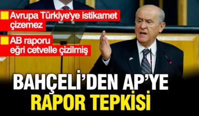 Bahçeli’den Avrupa Parlamentosu’nun Akın Gürlek raporuna sert tepki