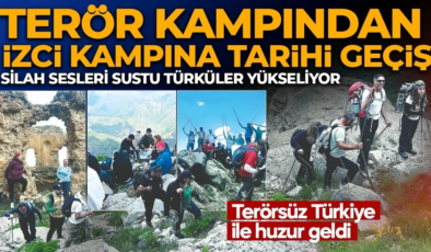 Terörsüz Türkiye süreci sahaya yansıdı! Terör kampından izci kampına tarihi geçiş
